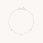 Diamond Bracelet in Solid Silver