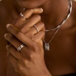 Twist Band Ring in Silver - Image 3