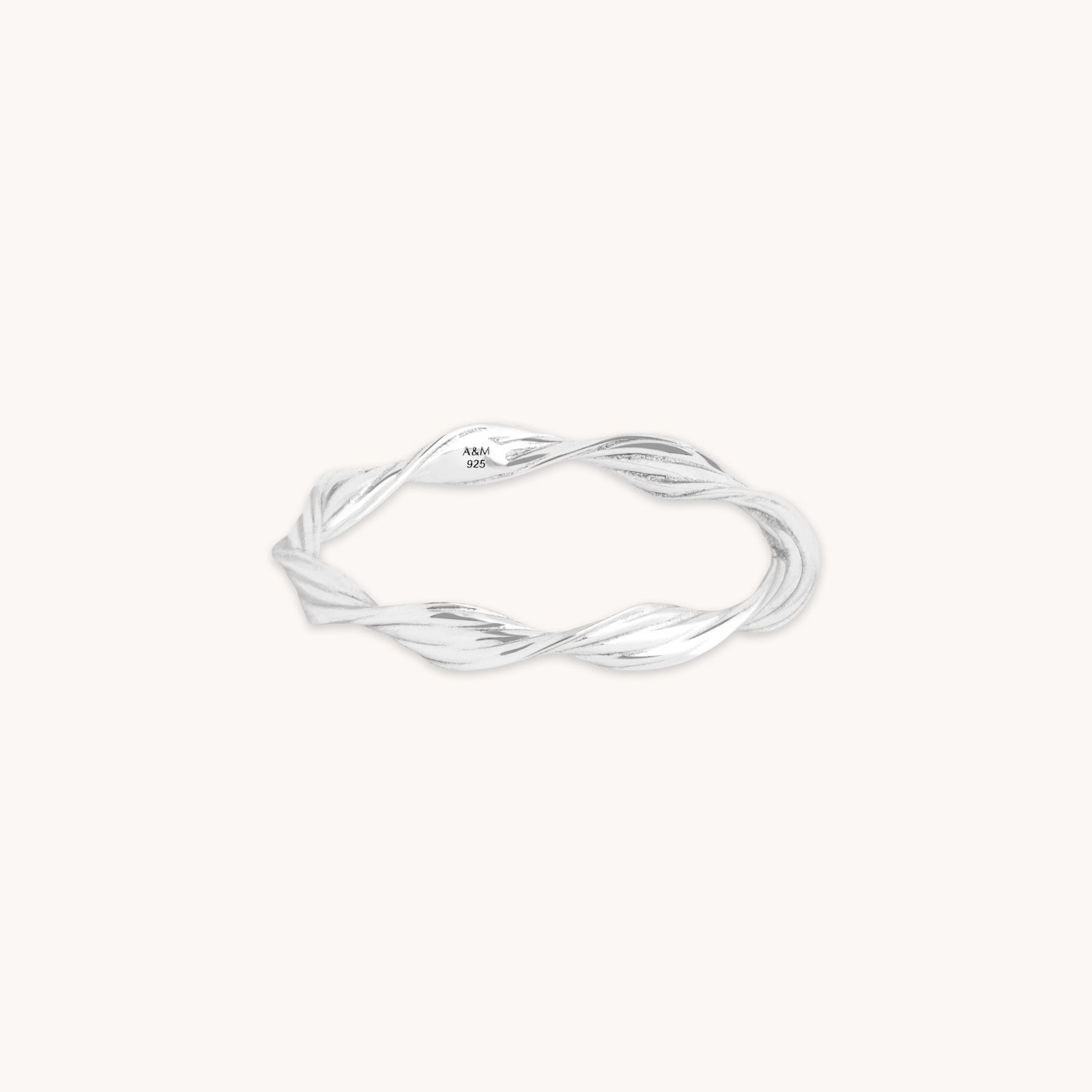 AM24-Q3PB-R-TWIST-S_1.jpg Twist Band Ring in Silver - Image 1