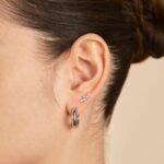 Crystal Climber Studs in Silver - Image 3