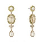 Molten Hoops in Silver